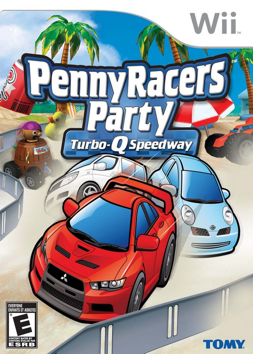 Penny Racers Party Turbo-Q Speedway box art for Wii